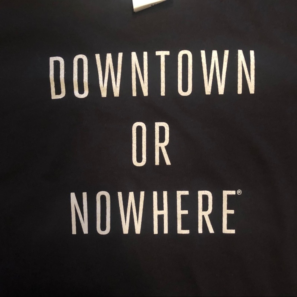 Knowlita Downtown or Nowhere NYC Blavk T-shirt Size Small Ships Same Day - Picture 5 of 6